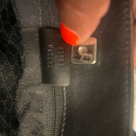 GUC GUCCI Web Sherry Line Tote Bag Leather - Picture 12 of 12